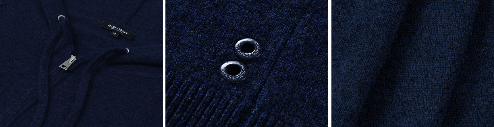 Pull 1/4 Zippé L.L.Bean Homme - Gris Mélange Cachemire/Coton - Taille XXL (Neuf)