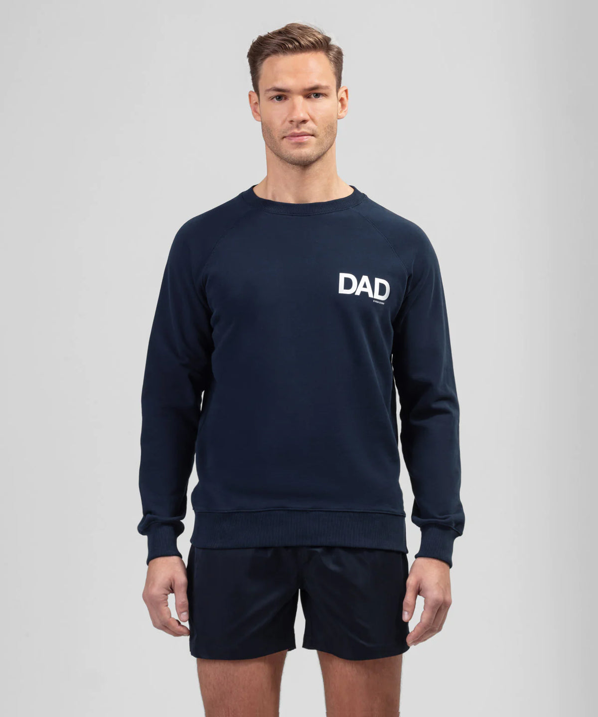 Organic Cotton Sweatshirt "DAD": Navy