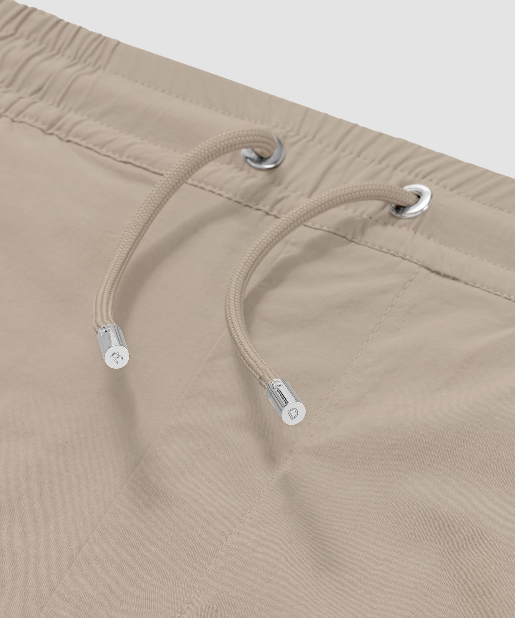 Pantalon léger en coton élasthanne: Gris beige