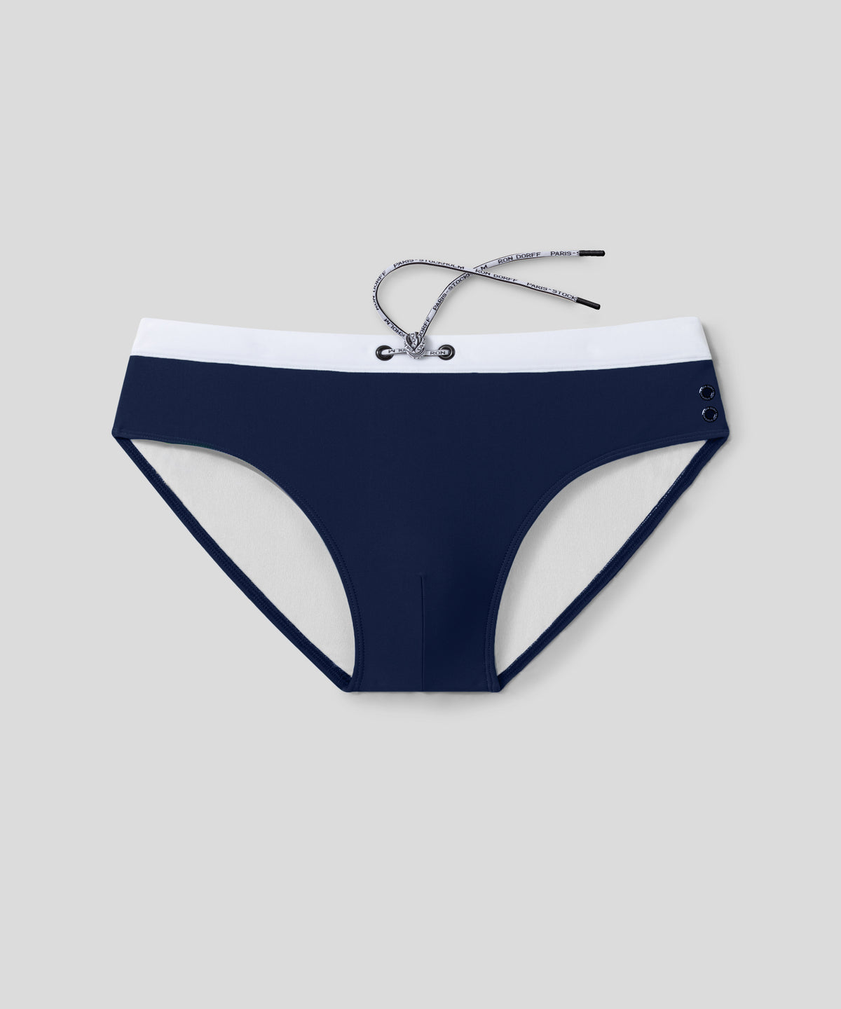 Swim Briefs w. Waistband: Navy