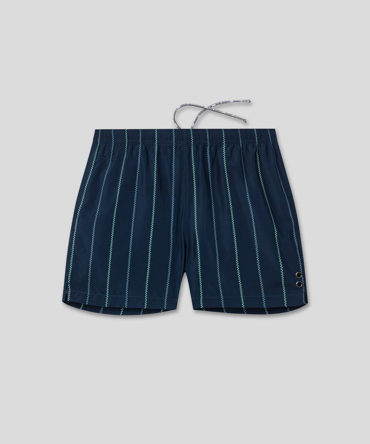 Short de bain à rayures nordiques: Bleu marine