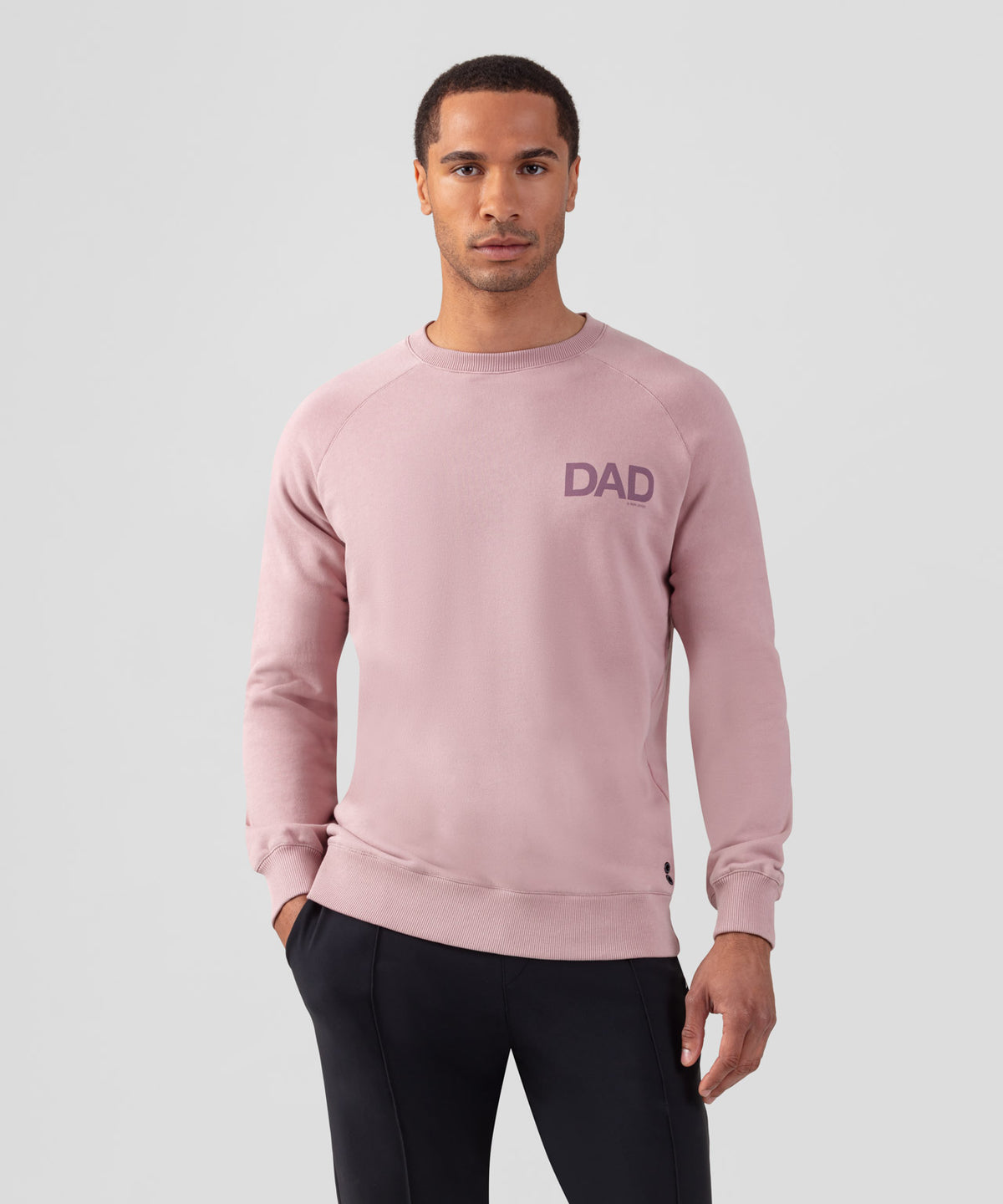 Organic Cotton Sweatshirt "DAD": Woodrose