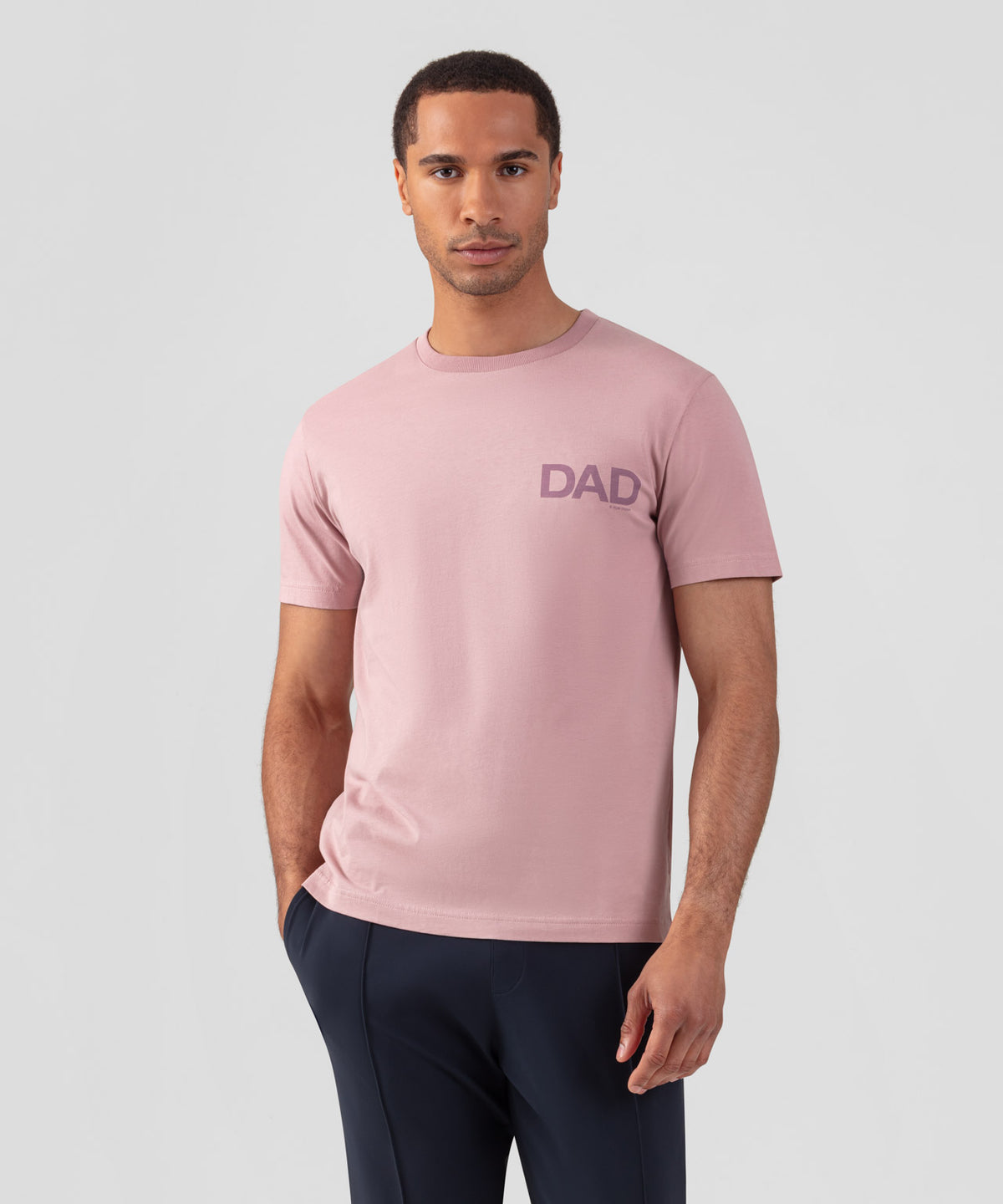 Organic Cotton T-Shirt "DAD": Woodrose