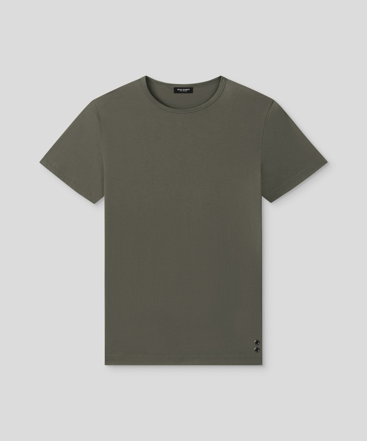 Crew Neck T-Shirt Eyelet Edition: Military Green