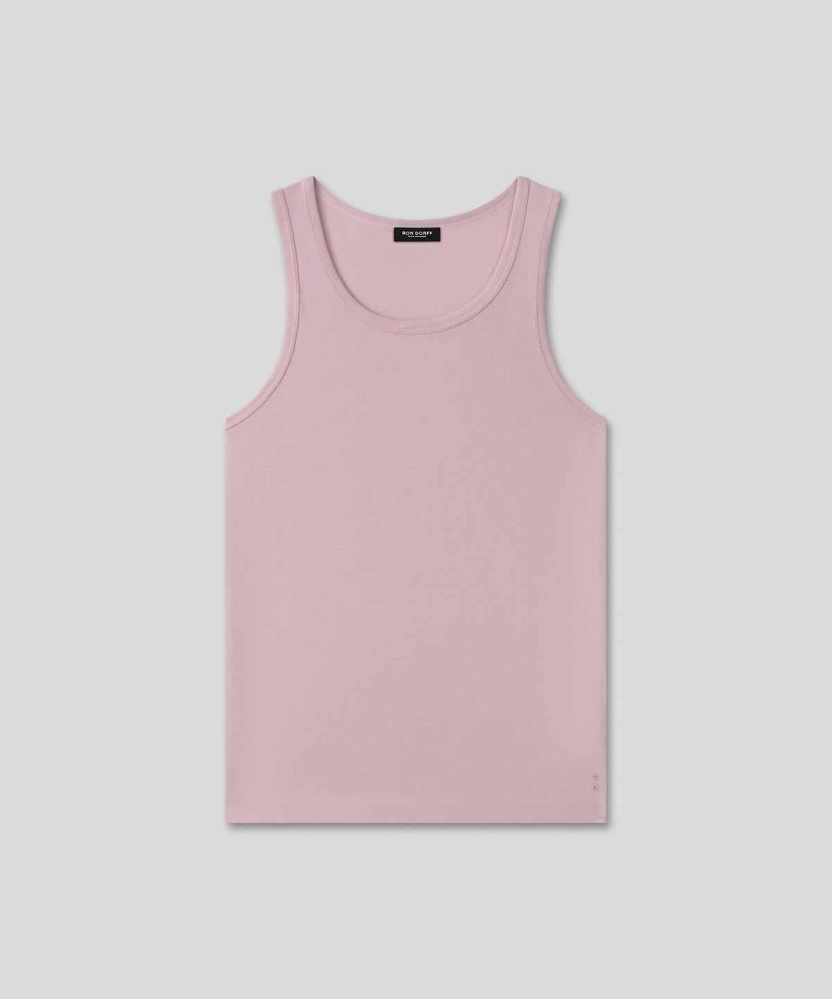 Ribbed Tank Top: Sunrise Pink