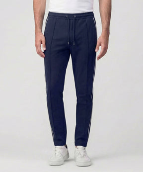 City Pants w. Piping: Navy