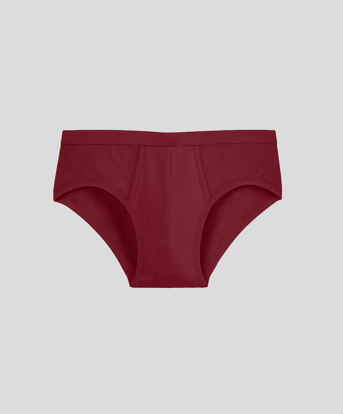 Slip Y-front en mesh: Rouge