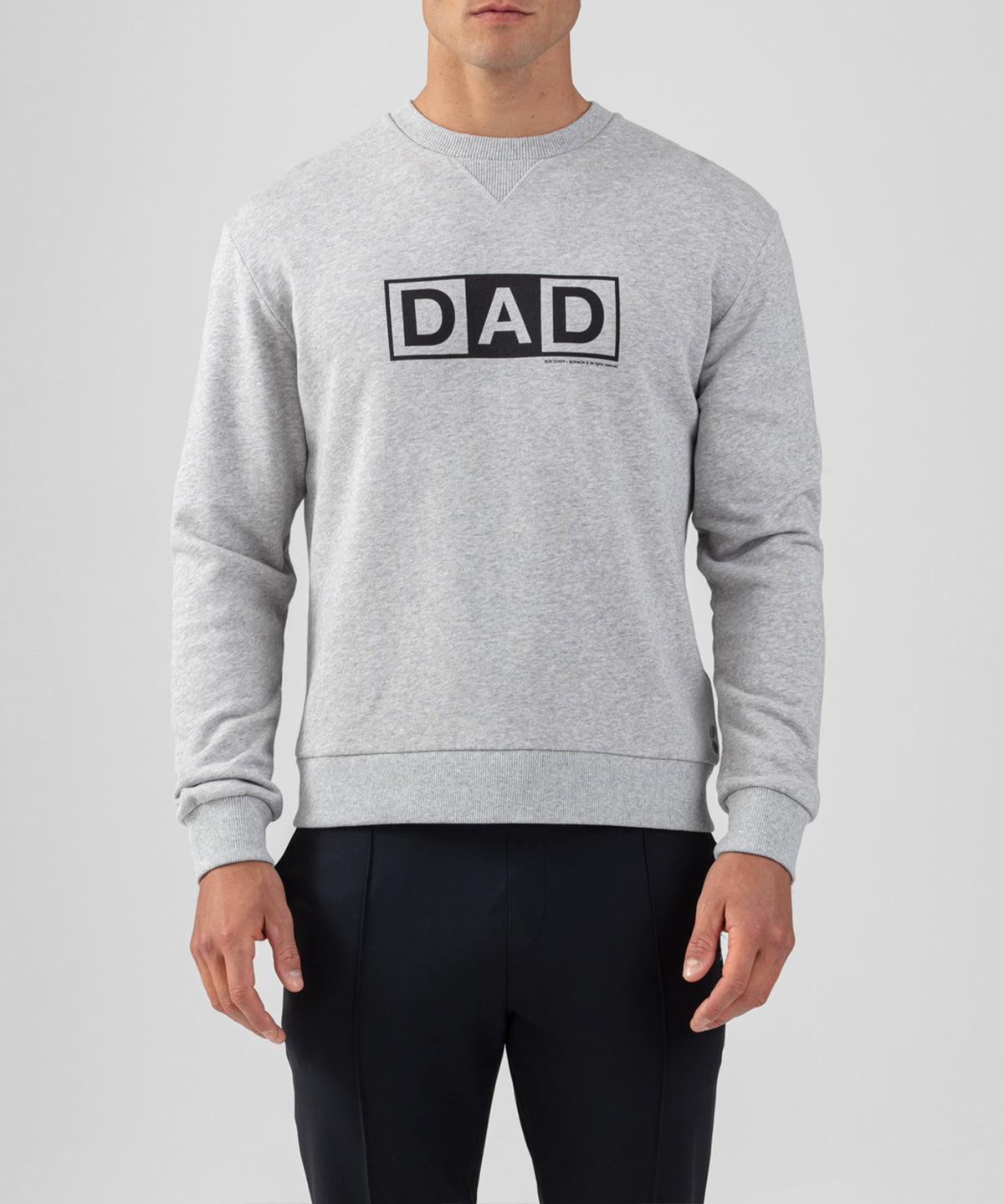 RON DORFF + BONTON Organic Cotton Sweatshirt DAD: Heather Grey