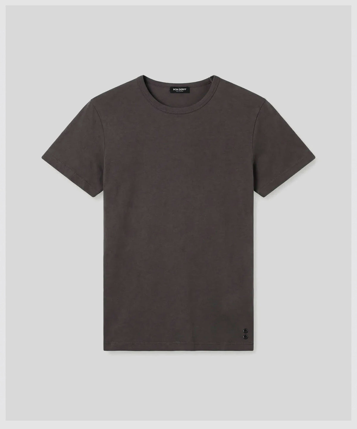 Crew Neck T-Shirt Eyelet Edition: Espresso