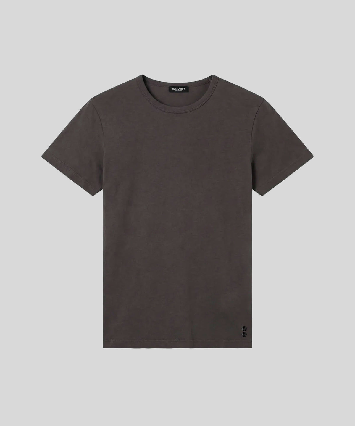 Crew Neck T-Shirt Eyelet Edition: Espresso