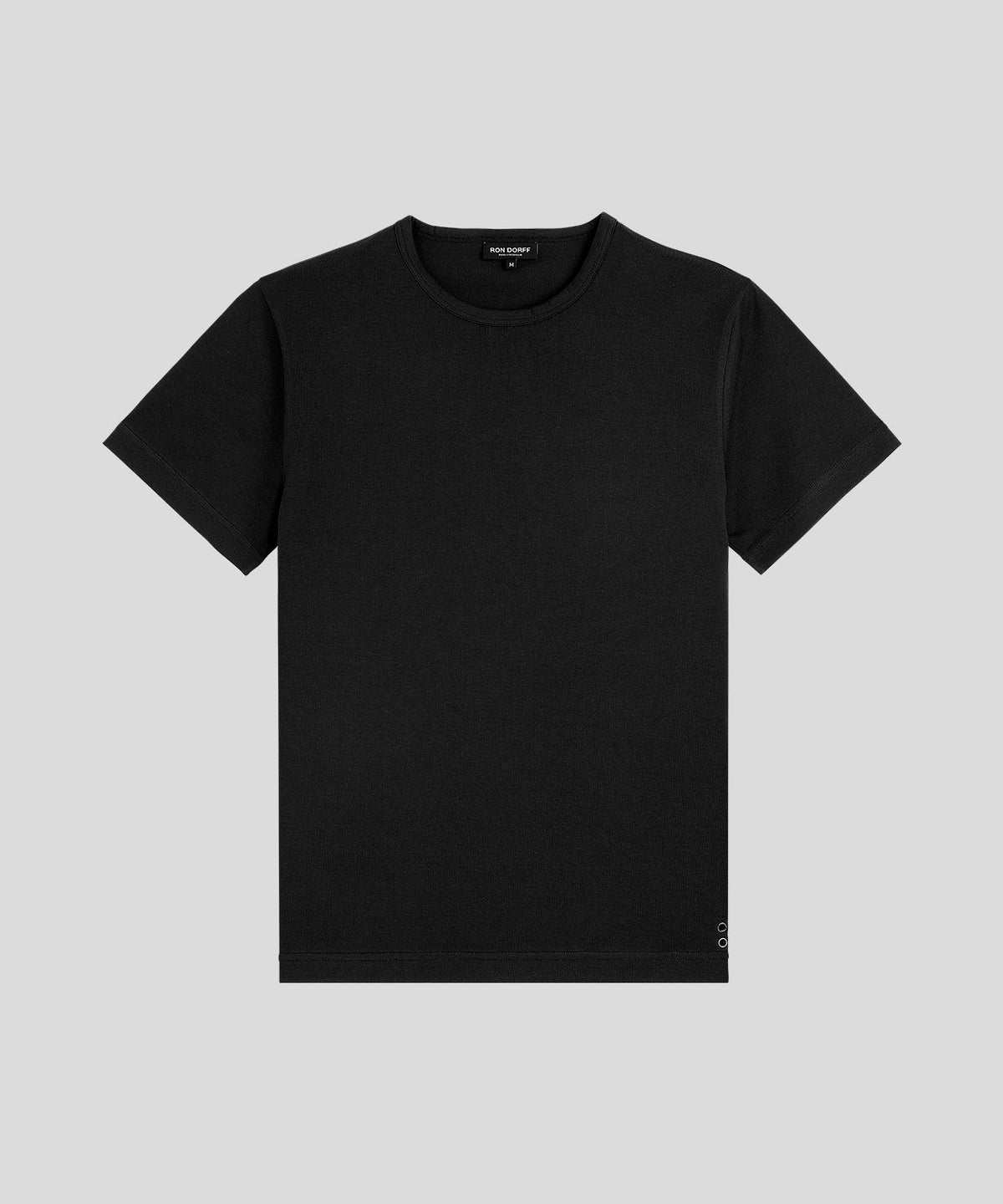 Cotton Modal T-Shirt Eyelet Edition: Black