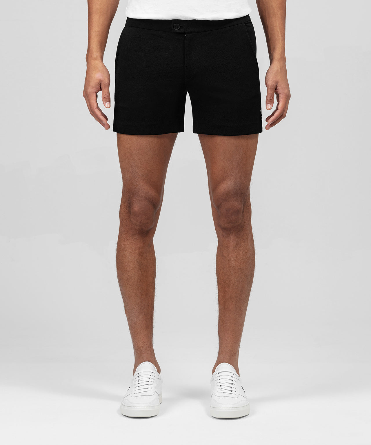 RON DORFF Lounge Shorts: Black