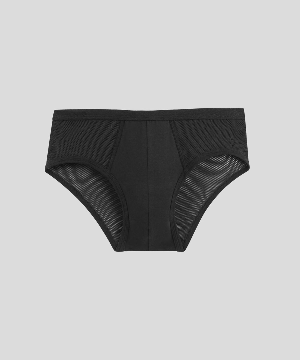 Slip Y-front en mesh: Noir