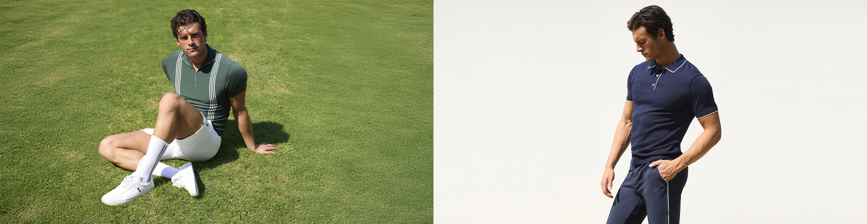 Men's Silk Polo Shirts