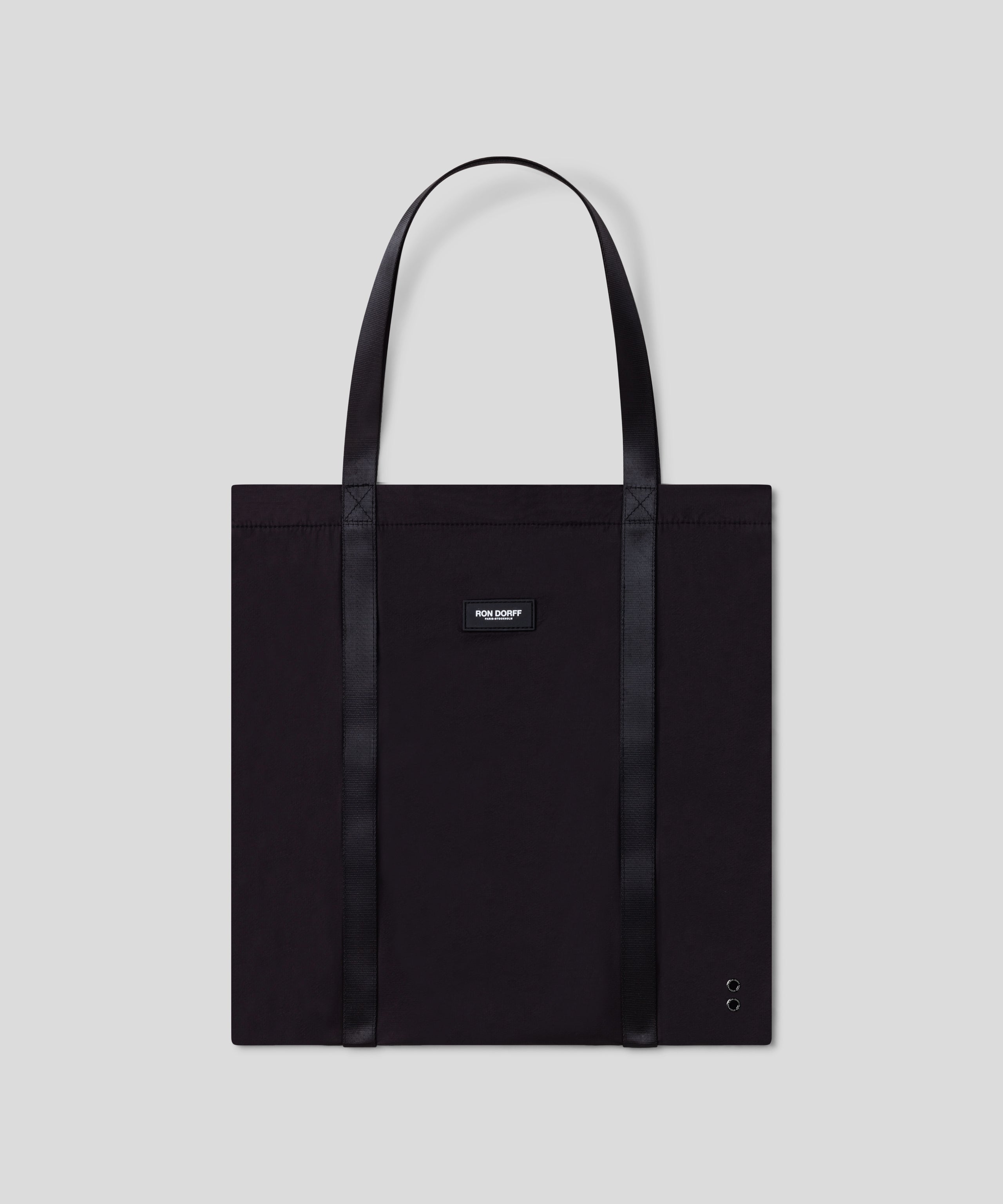Light Ripstop Tote Bag: Schwarz