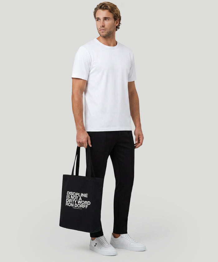 Tote Bag "DISCIPLINE": Noir