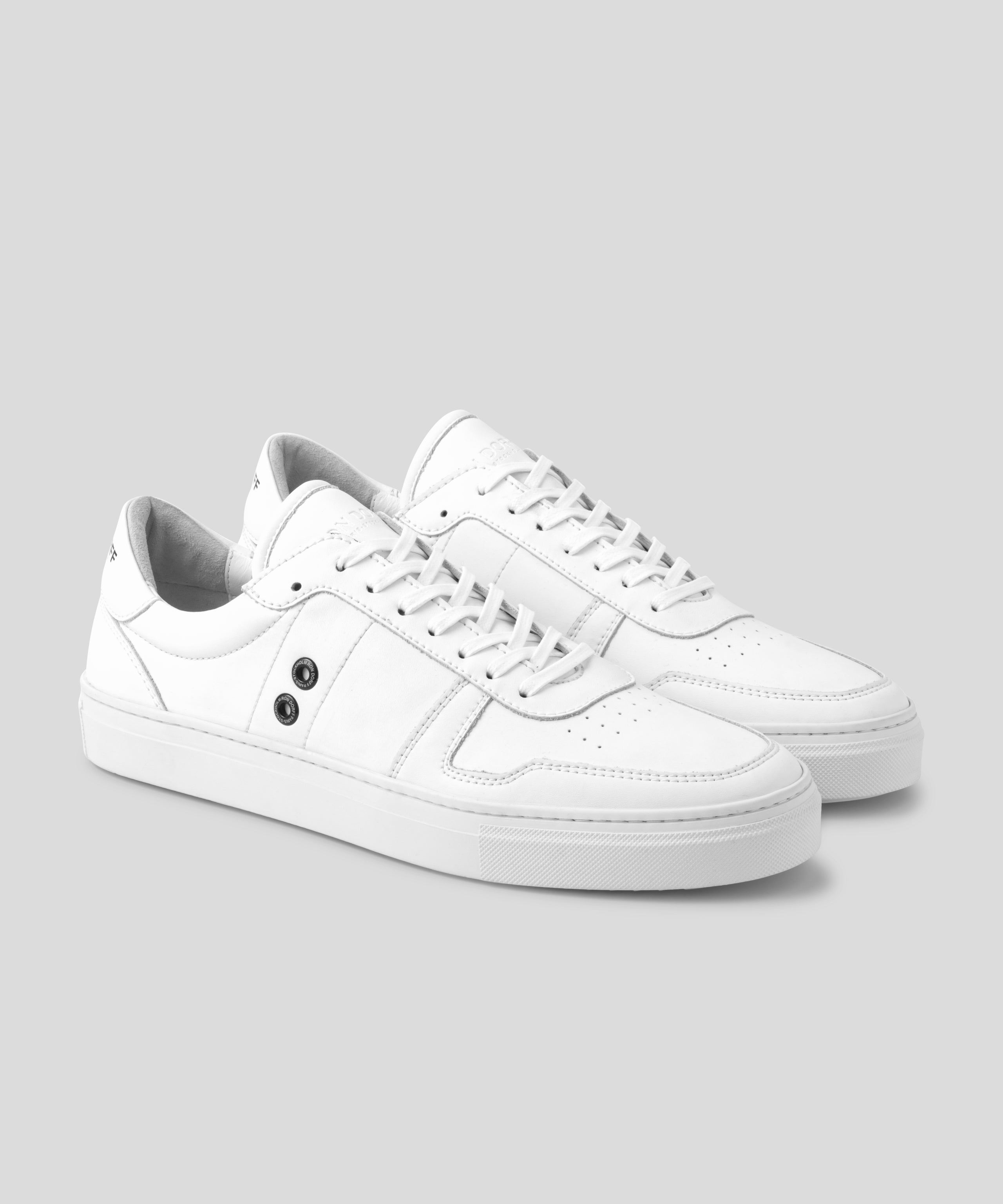 Sneakers en cuir: Blanc