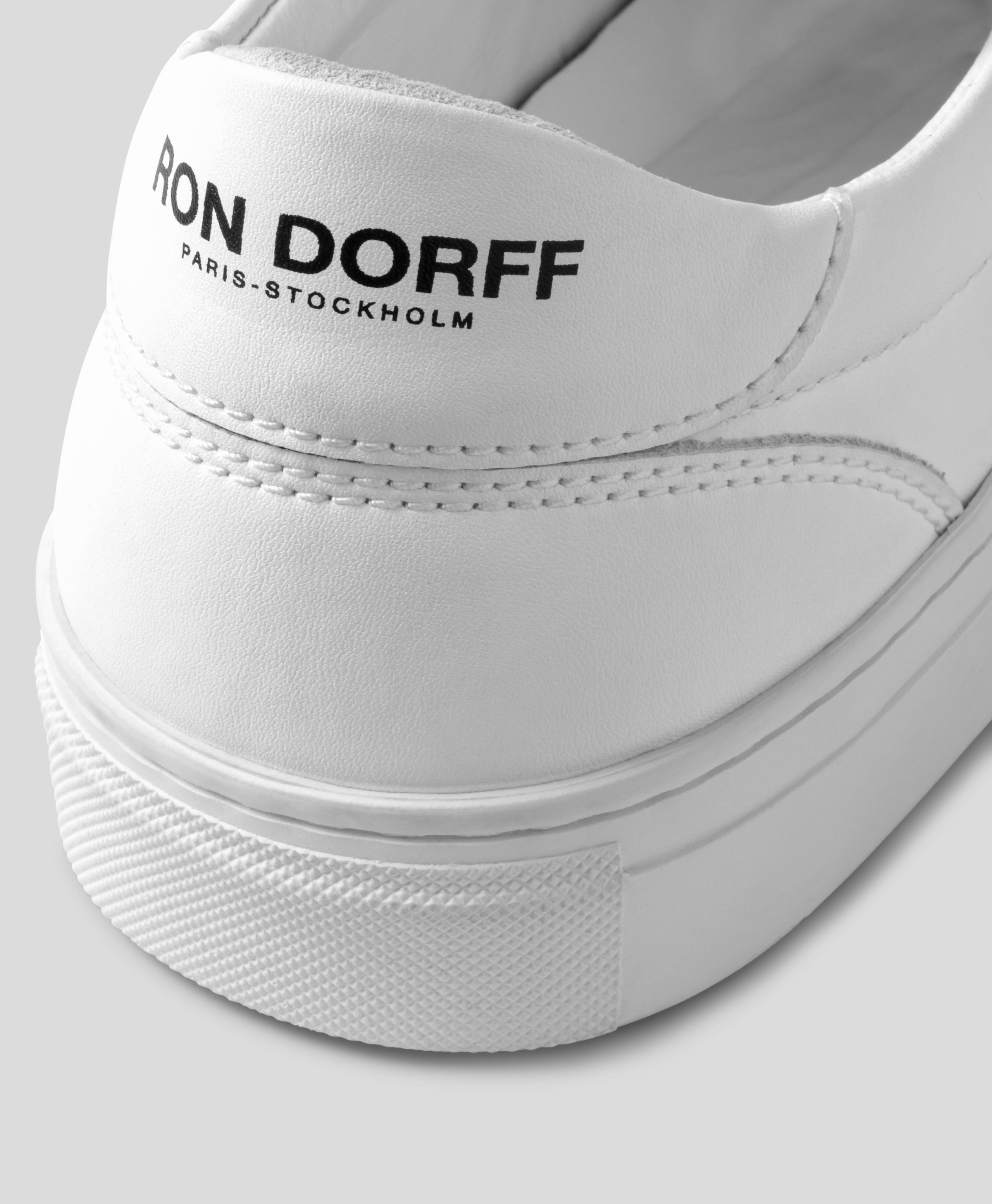Sneakers en cuir: Blanc