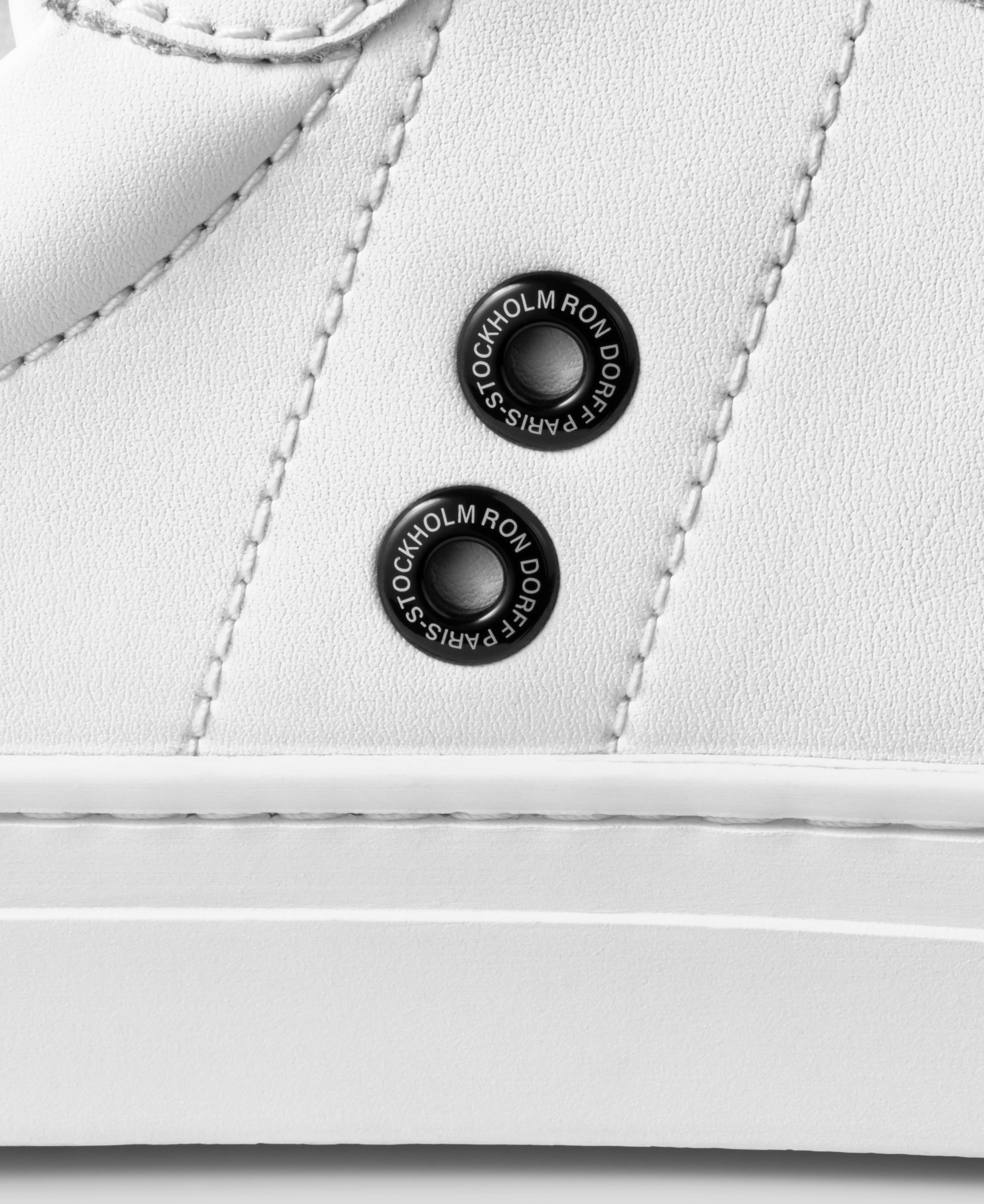 Sneakers en cuir: Blanc