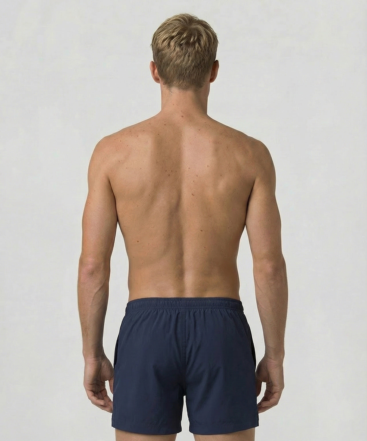 Short de bain coupe longue: Bleu marine