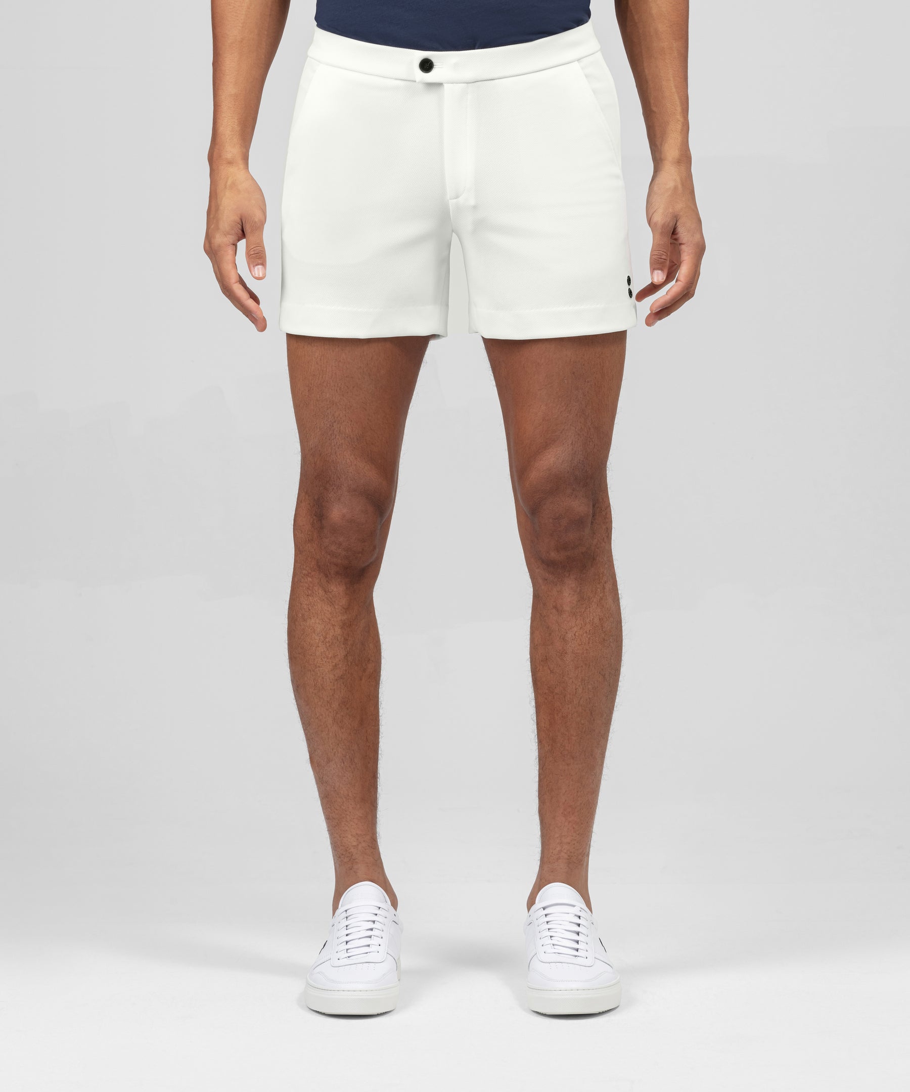 RD Tennis Shorts: Off White
