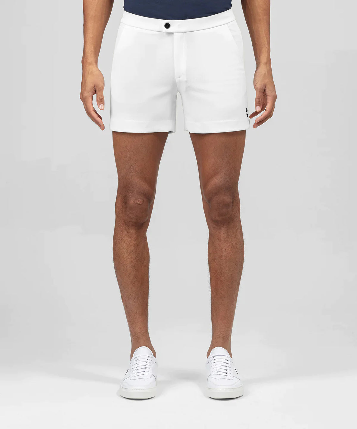 Short de tennis court avec fentes: Blanc