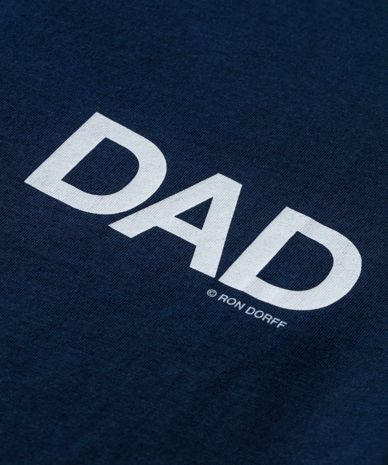 Organic Cotton T-Shirt "DAD": Navy