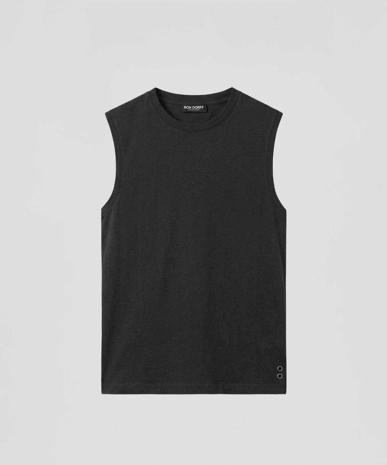 Ärmelloses T-Shirt Eyelet Edition: Schwarz