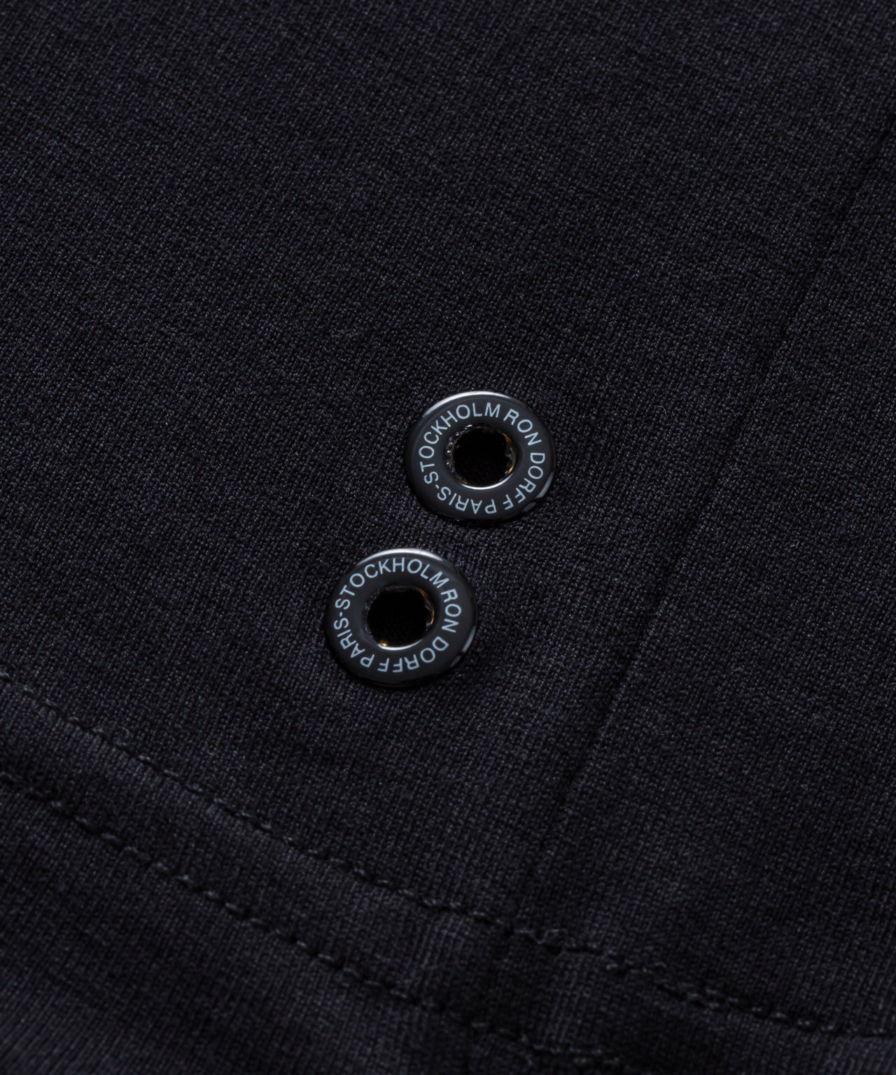 Ärmelloses T-Shirt Eyelet Edition: Schwarz