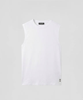 Sleeveless T-Shirt Eyelet Edition: White