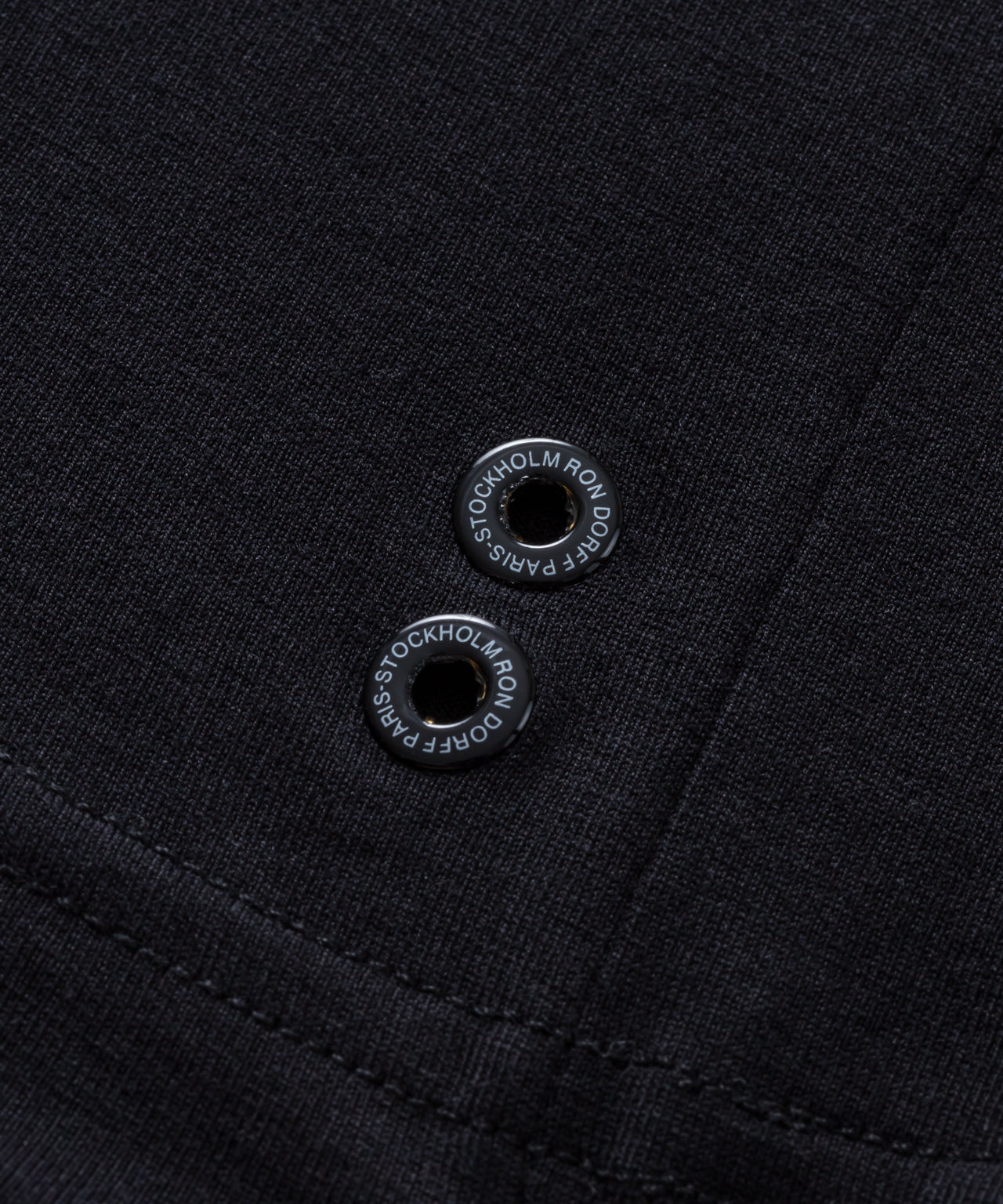T-shirt Eyelet Edition: Schwarz
