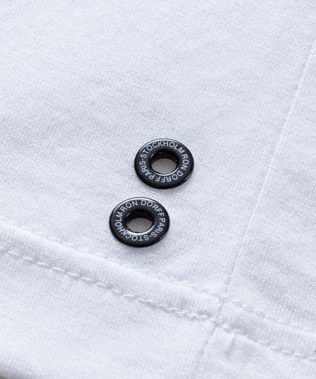 T-Shirt Eyelet Edition en coton modal: Blanc