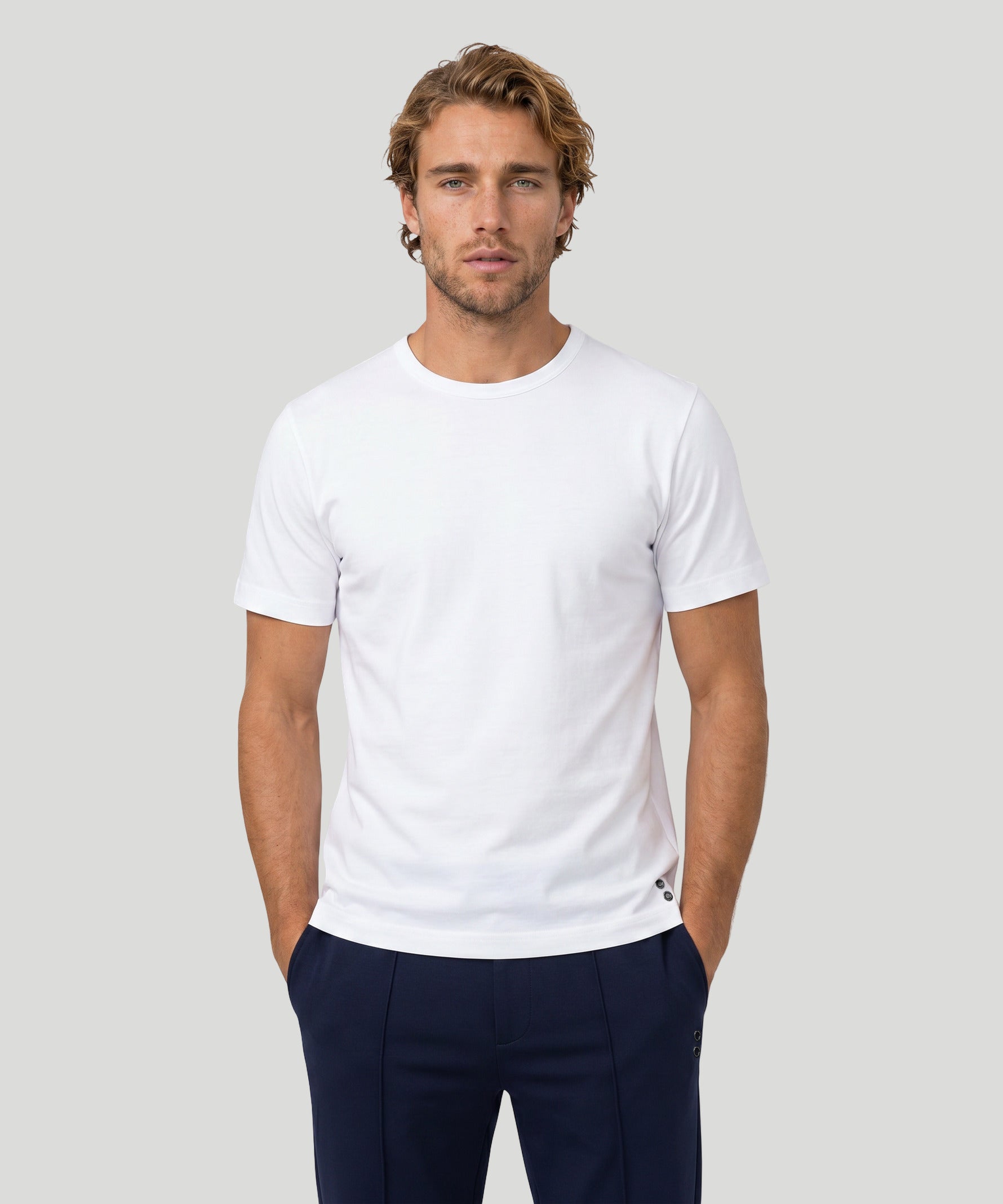 T-Shirt Eyelet Edition en coton: Blanc