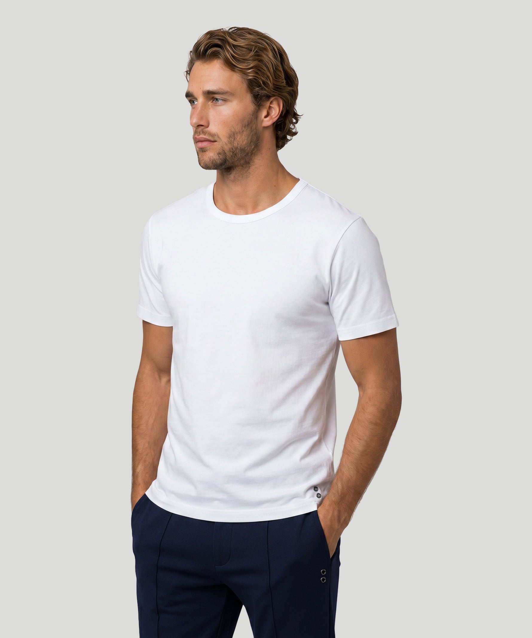 T-Shirt Eyelet Edition en coton: Blanc