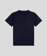 T-Shirt Eyelet Edition en coton modal: Bleu marine