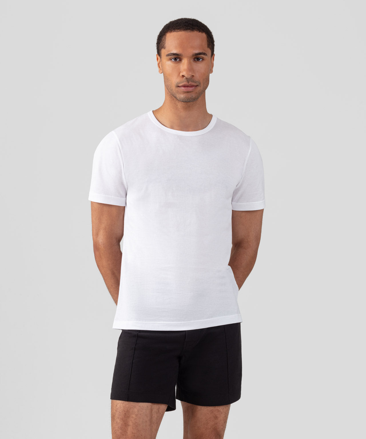 T-Shirt Eyelet Edition en coton modal: Blanc