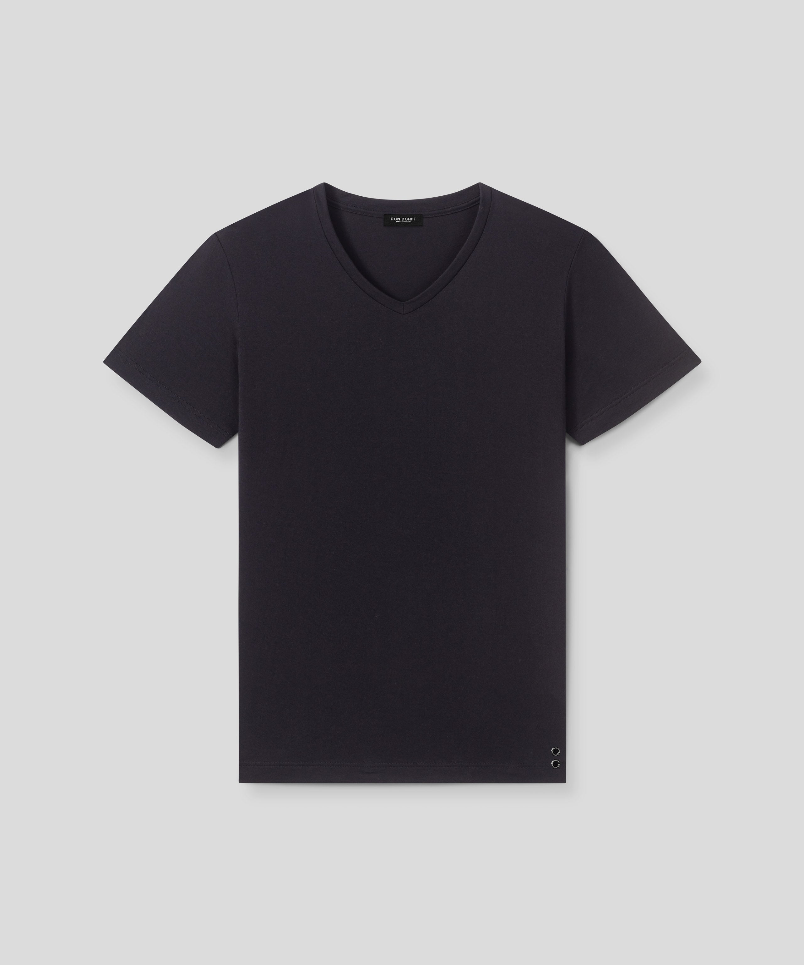 T-shirt Eyelet Edition col V: Noir