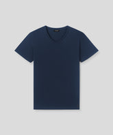 V Neck T-Shirt Eyelet Edition: Navy