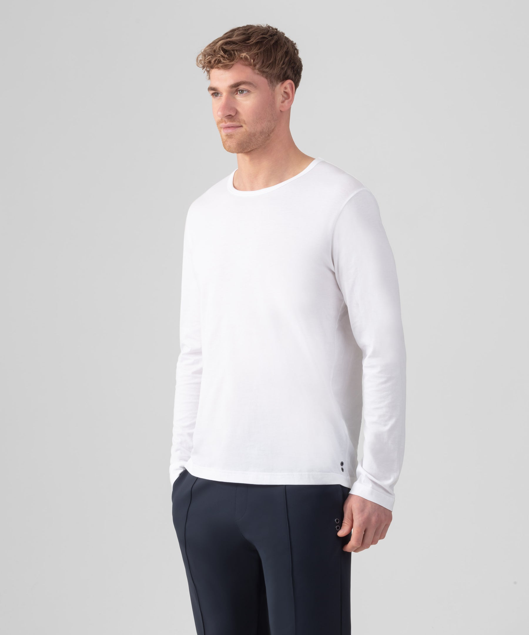 Long Sleeved T-Shirt Eyelet Edition: White