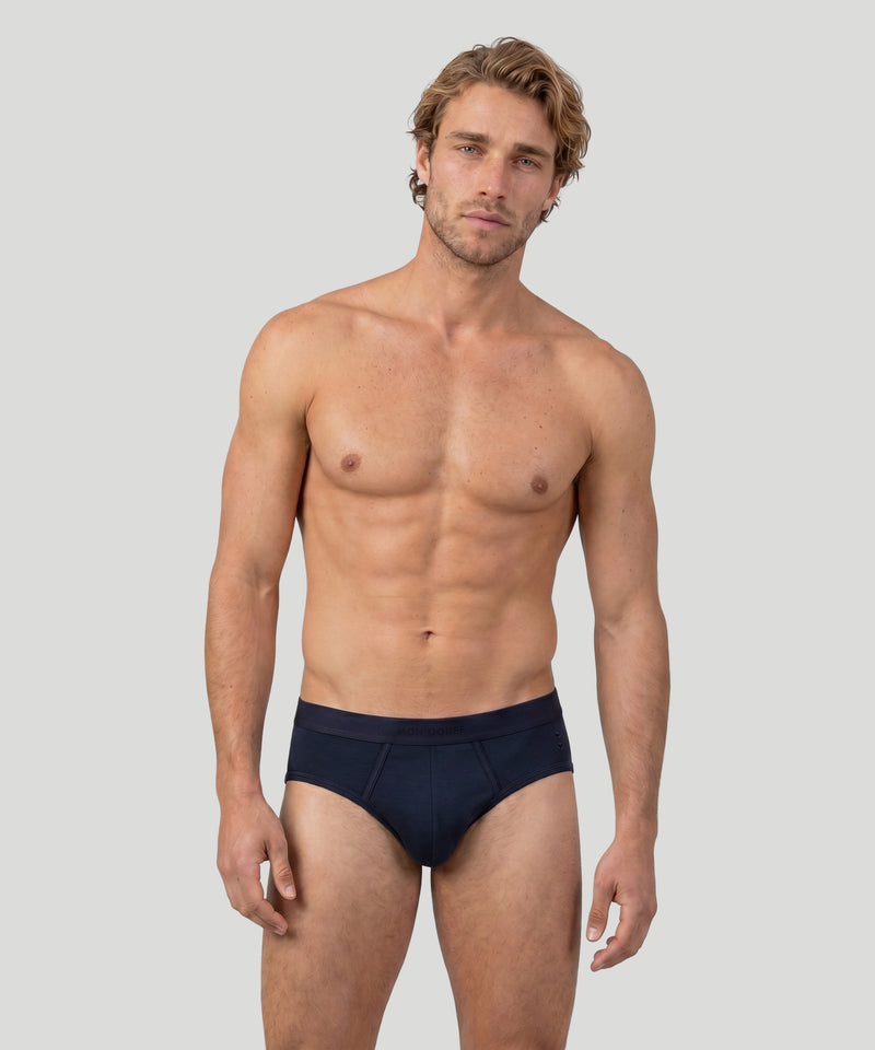 Slip Y-Front RON DORFF: Bleu marine