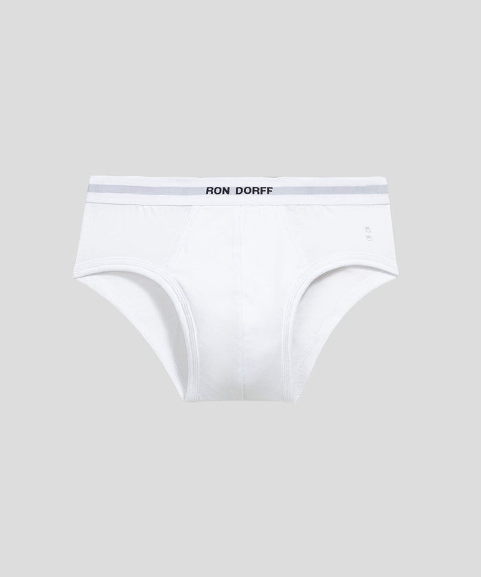 RON DORFF Y-Front Briefs: White