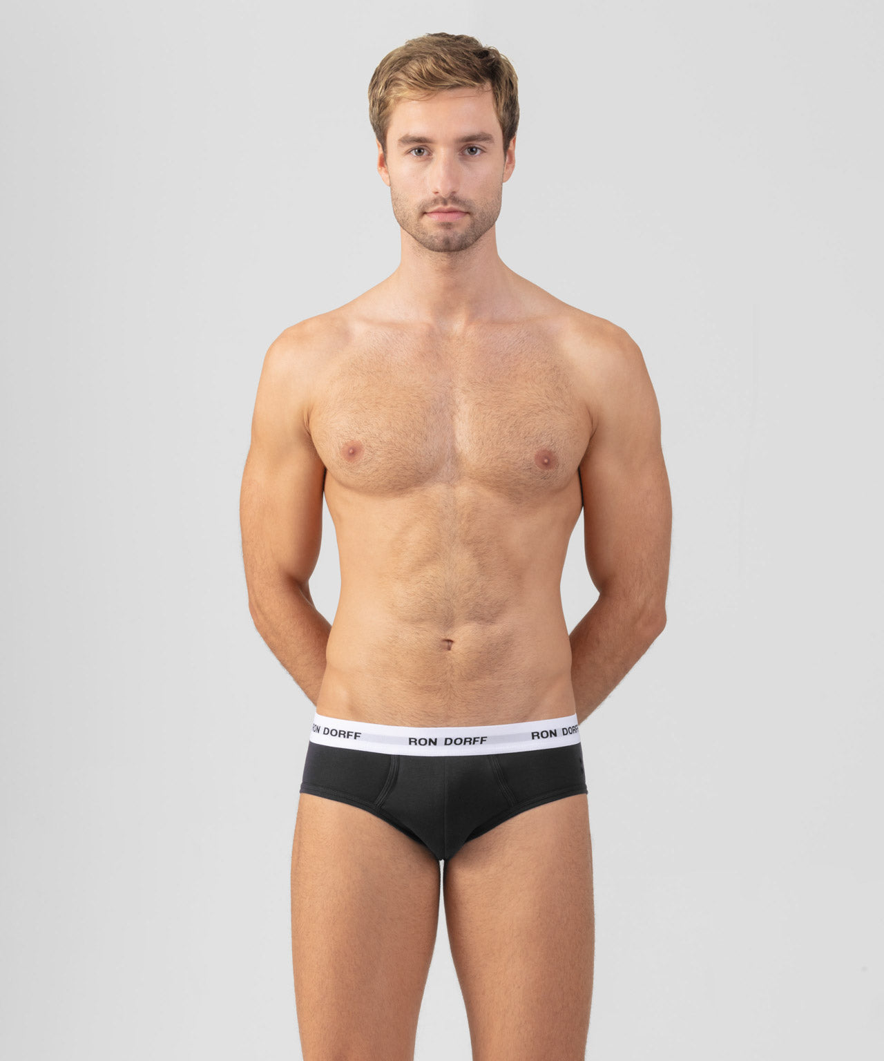 RON DORFF Y-Front Briefs Kit: Marine/Weiß/Schwarz