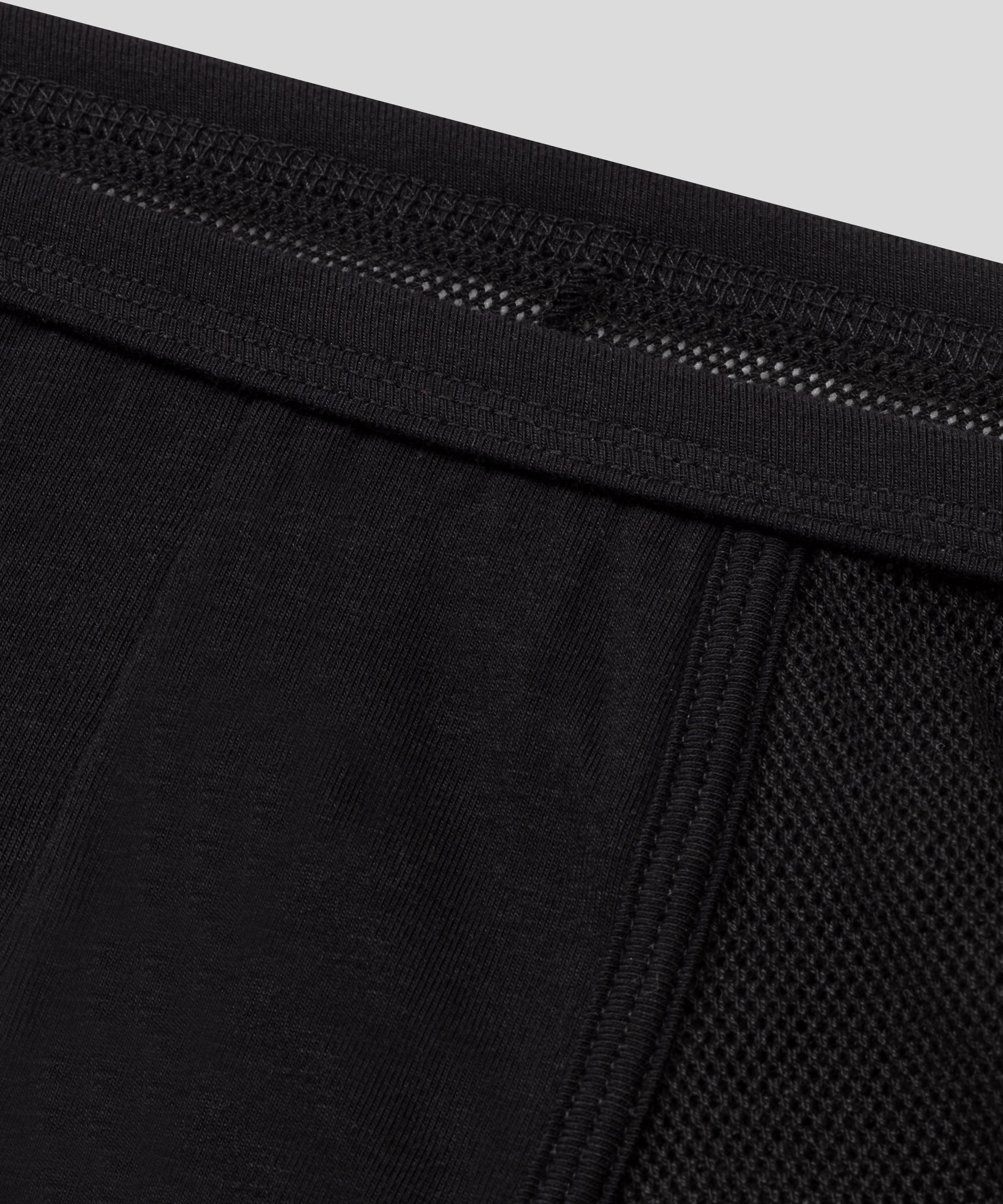 Boxer marathon en mesh: Noir
