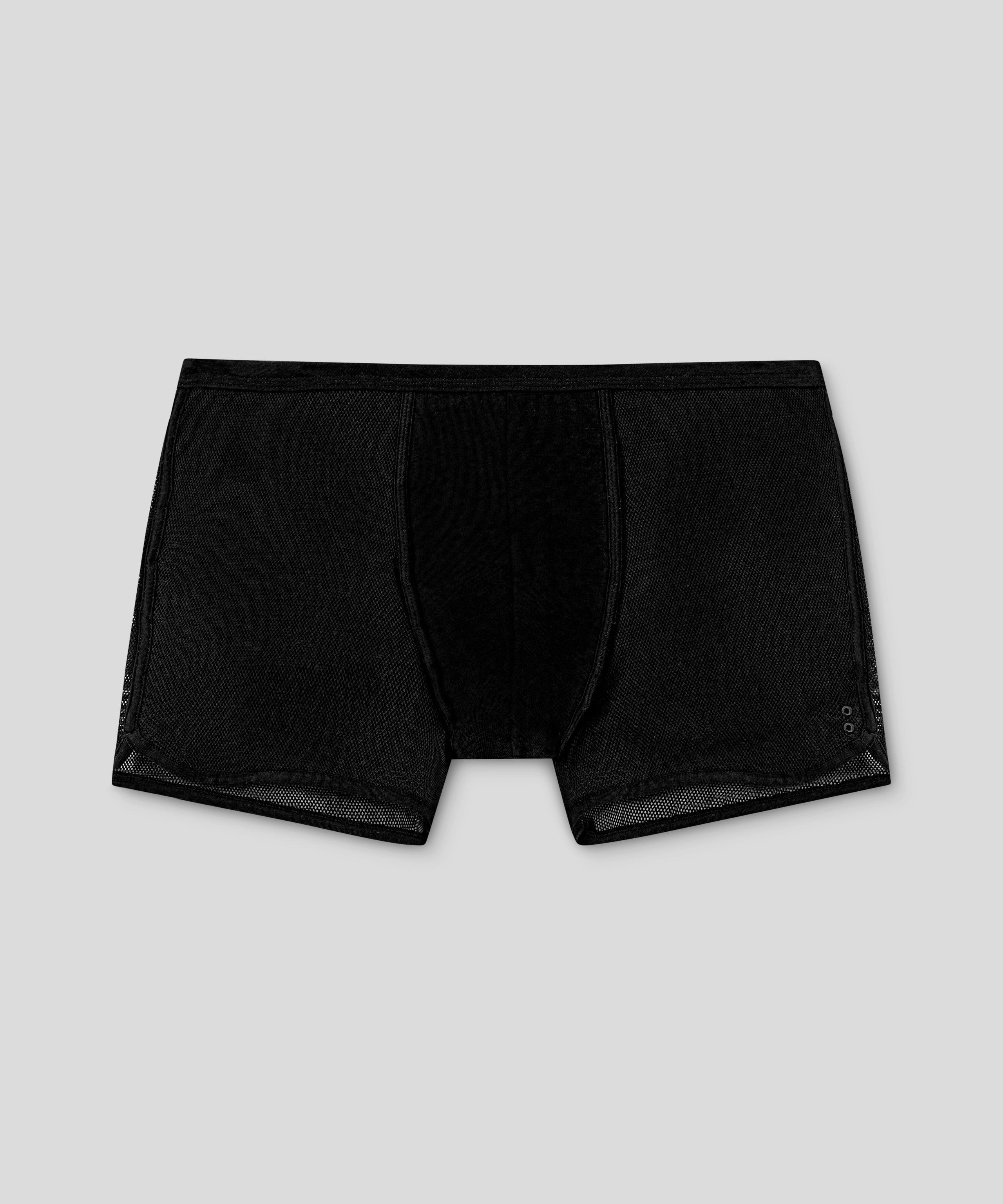 Boxer marathon en mesh: Noir