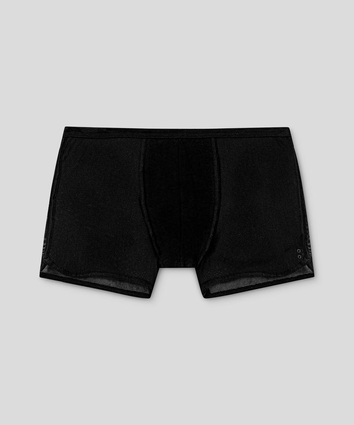 Boxer marathon en mesh: Noir