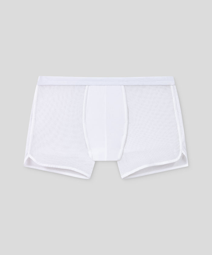 Boxer marathon en mesh: Blanc
