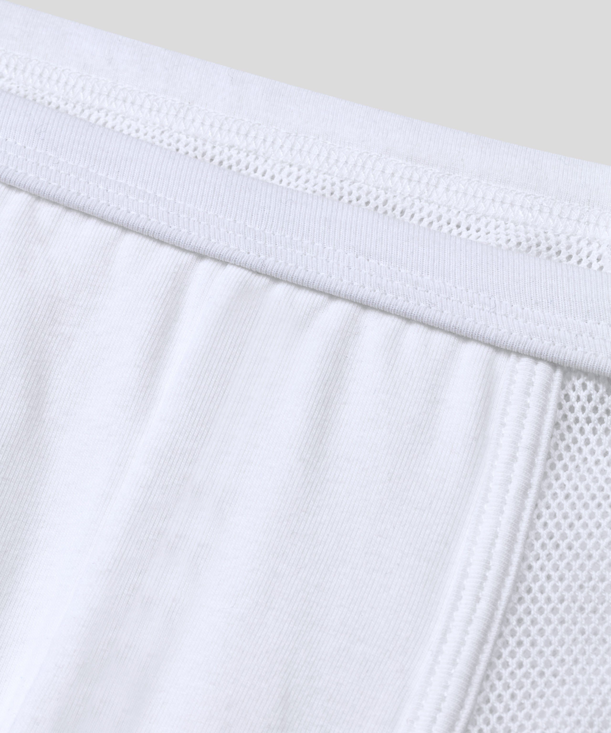 Boxer marathon en mesh: Blanc