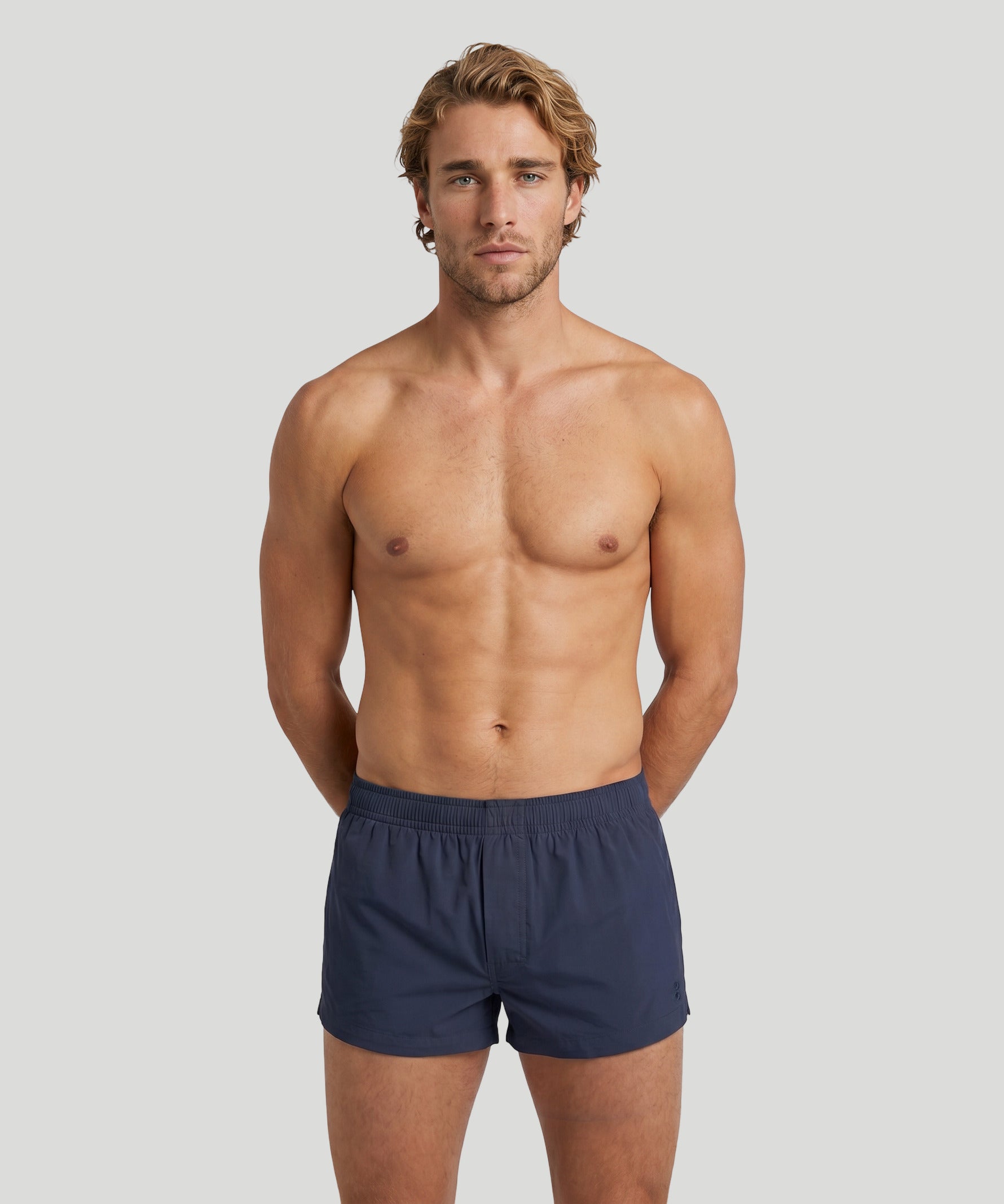 Boxer Shorts: Marineblau