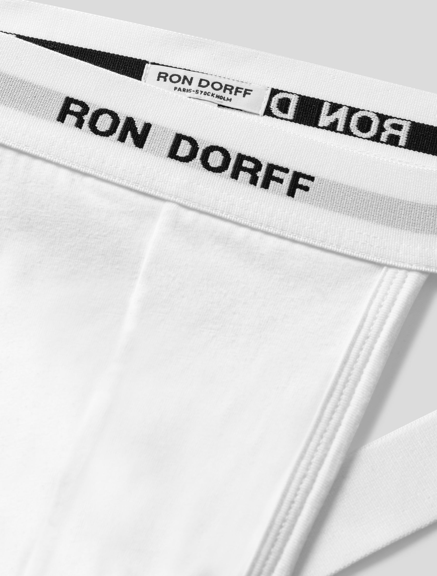 String en coton à imprimés RON DORFF: Blanc