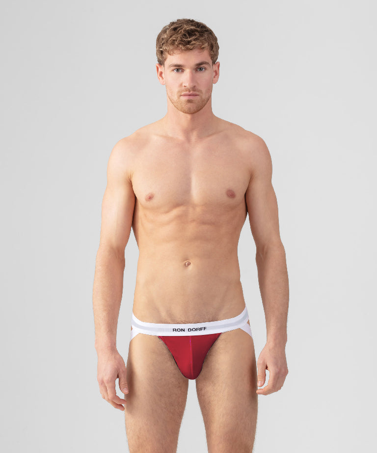 RON DORFF Jockstrap: Red Dahilia